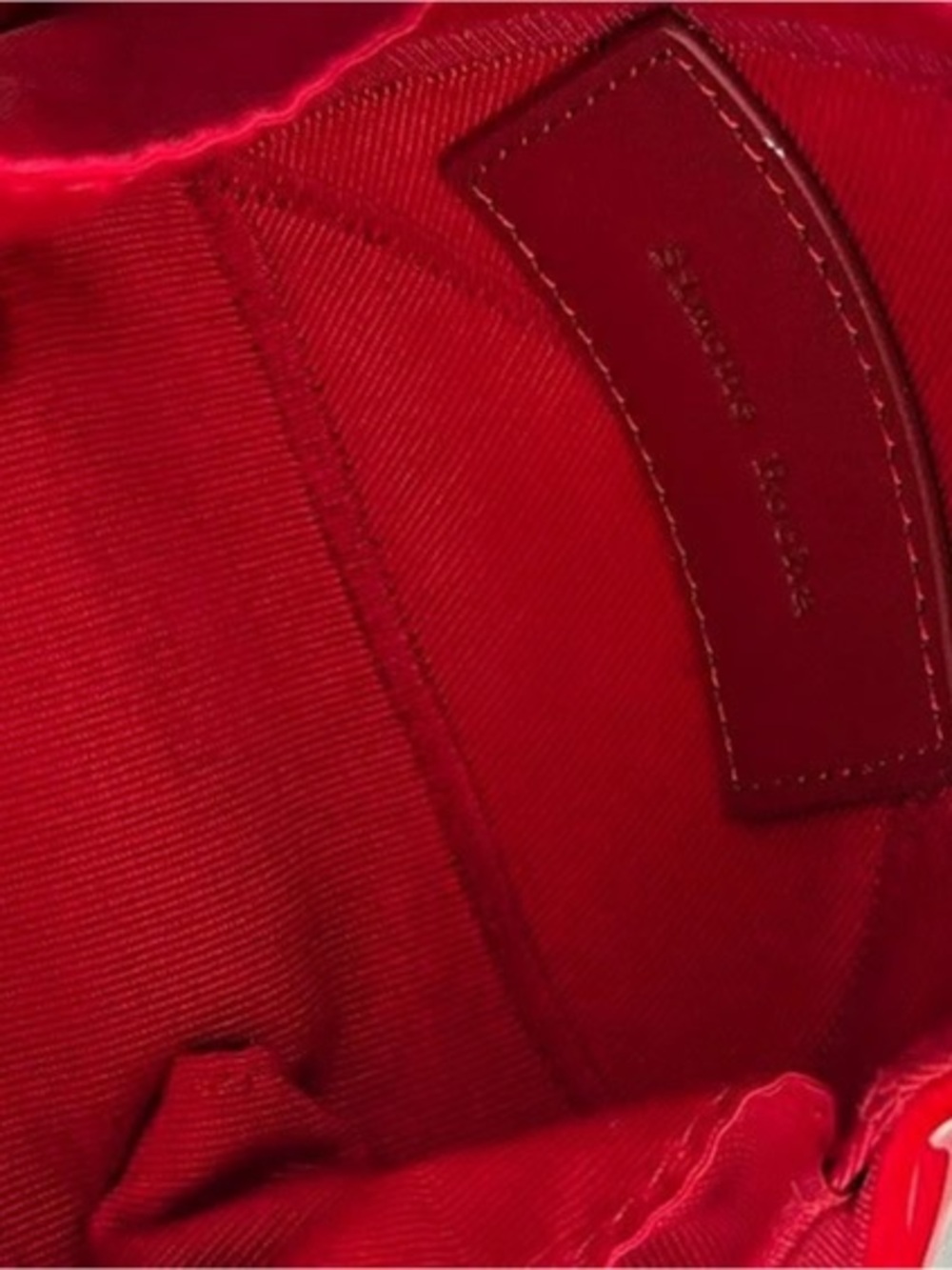 Simone Rocha Heart Crossbody Bag Red - Picture 5 of 6